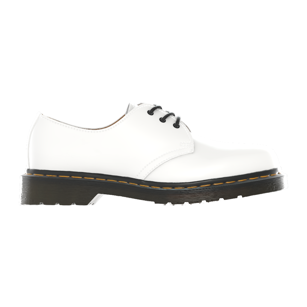 1461 Smooth Leather Oxford Shoes in White | Dr. Martens